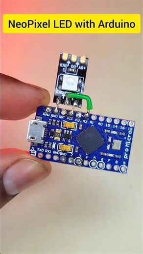 NeoPixel LED with Arduino experiment 🔥 #circuitstories #experiment #arduino #neopixel