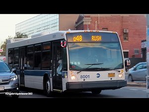 MTA New York City Bus: 2011 Nova Bus LFS 8001 on the Q48 Rush Bus.
