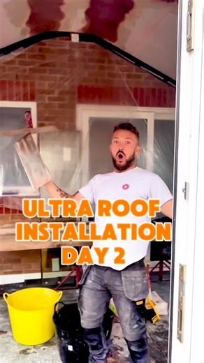 Welcome to Day 2 of the Ultra Warmroof installation! It’s been a busy morning with the prep, plastering, and adding the finishing touches inside. Everything’s really starting to come together, it’s looking great already! #home #modbuild #roofing #homedecor #homedesign #builder #chester | Mod Build