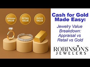 Cash for Gold Made Easy - Jewelry Value Breakdown: Appraisal Value vs Retail Value vs Gold Value
