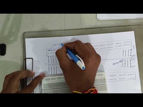 How to use breadboard while making electronic circuits. Or Tutorial on Breadboard