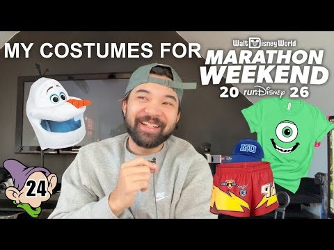 My Costumes for Marathon weekend 2026 – Dopey Challenge Training Week 24