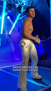 Wow! We are shook. David Archuleta closed out Market Days 2025 with a powerhouse performance. #Chicago #MarketDays #DavidArchuleta @davidarchie | Northalsted Market Days