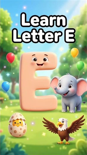 Letter E Phonics Song | E for Elephant, Egg, Eagle | Kids Learning | Future Ai Kids