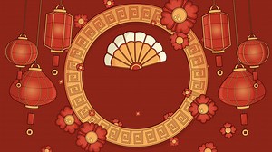 Chinese New Year Background Design | Free Stock Video Footage