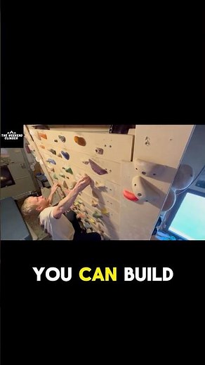 Can a Climbing Wall Fit in Your Home? Let's Find Out! #climbing #bouldering #diy