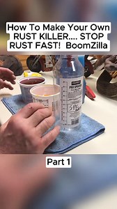 How To Make Your Own RUST KILLER.... STOP RUST FAST! BoomZilla #foryou #make #fyp | Remove Rust In Engine Parts
