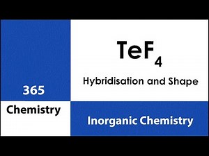 TeF4 | Tellurium Tetra Fluoride | Shape | Hybridisation | VSEPR | Problem | Question Solved Solution