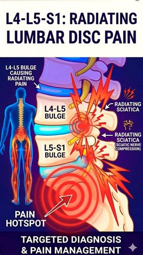 L4-L5-S1 Slip Disc Exercises for Fast Relief ⚡ #Shorts