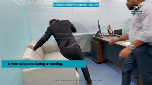 Talent Training Institute LLC on Instagram: "𝐖𝐡𝐞𝐧 𝐬𝐞𝐜𝐨𝐧𝐝𝐬 𝐦𝐚𝐭𝐭𝐞𝐫, 𝐩𝐫𝐞𝐩𝐚𝐫𝐞𝐝𝐧𝐞𝐬𝐬 𝐦𝐚𝐤𝐞𝐬 𝐭𝐡𝐞 𝐝𝐢𝐟𝐟𝐞𝐫𝐞𝐧𝐜𝐞. This Medical Emergency Mock Drill (Code Blue scenario) conducted at TALENT TRAINING INSTITUTE L L C demonstrates our structured and timely response to a sudden medical emergency, from incident identification and command activation to first aid intervention, CPR, ambulance coordination, and safe transfer for advanced medical care. The drill highlights