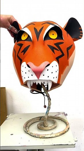 🧡Tiger mask head made by Tentacle Studio