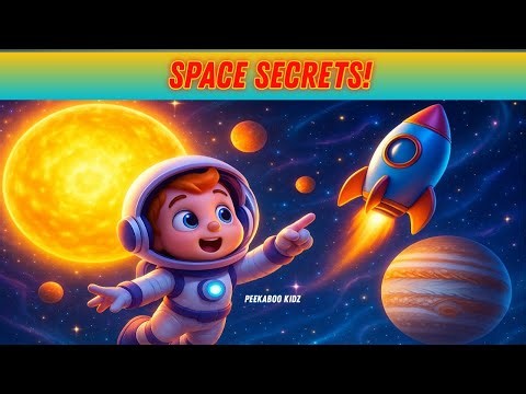 Amazing Space Facts for Kids | Sun, Jupiter & Mercury Explained! | @PeekabooKidz