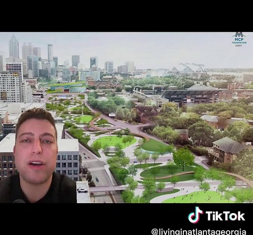 Downtown Connector Park: Future Green Oasis Over Atlanta Traffic