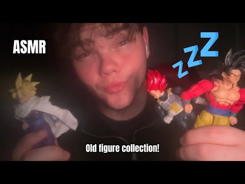 ASMR: My old Dragonball Z and Super action figure collection (Soft whispered)