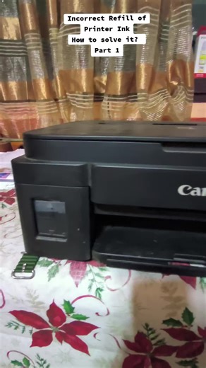 Incorrect Refill of Printer Ink: Tips to Fix It