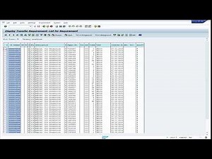 SAP LB13- Display Transfer Requirements