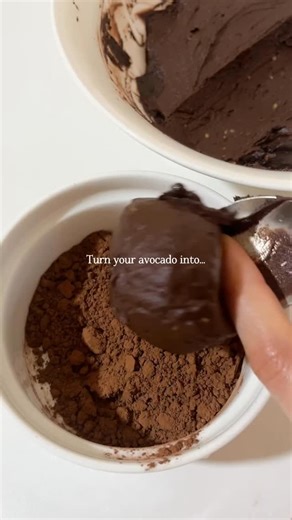 @cook_18_ on Instagram: "Only 3 ingredients!! Healthy avocado chocolate truffles🍫 Recipe below!! Recipe: One ripe avocado (should be ripe) 2-3tbsp of sweetener (honey, maple syrup etc) 40g of cacao powder 1. Mash avocado really well until you won’t see many lumps in your avocado 2. Add sweetener and cacao powder Mix everything well and cover Chill in the fridge for about a hour 3. Scoop it and dip in caca powder Coat it well with cacao powder and put it back in the fridge 4. Enjoy!!! 🥑🥑🥑☘️☘️