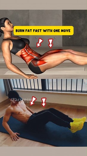 428K views · 4.1K reactions | Burn Fat Fast With One Move | Exercise Guide | Facebook