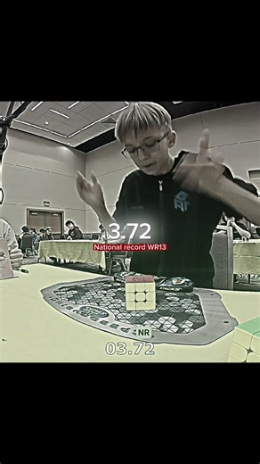3.72s Warm Up Solve?! 😱 WR13 Level Speed! #3x3 #Shorts #rubixcube #viral #speedcube ??