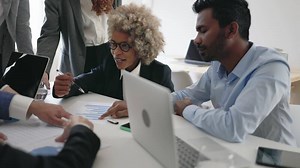 business people in a meeting