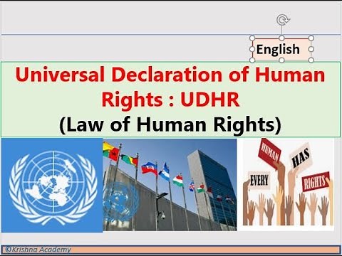 UDHR: Universal Declaration of Human Rights