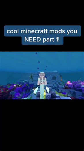 Adorable Minecraft Mermaid Mod Showcase | Aesthetic Mods