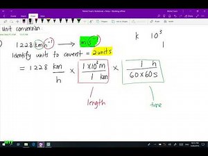#1 Unit Conversion Part 1