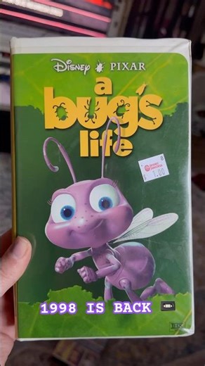 I found my childhood for $1! 📼😭 #shorts #90snostalgia #vhs #thriftingfinds #disney