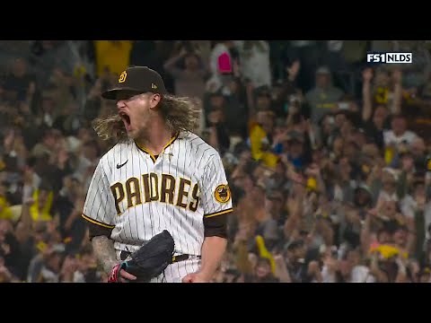 Josh Hader strikes out HEART of the Dodgers order for final outs to send Padres to NLCS!!