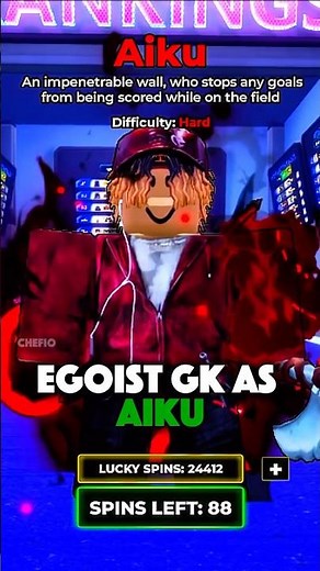 Egoist Gk as Aiku 🐍#bluelockrivals #roblox #bluelockroblox #bluelock #aiku #blr #fyp #egoistgk
