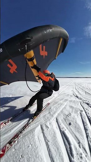 Winter Wing + Skies in Siberia | F-One Strike CWC V4 9m