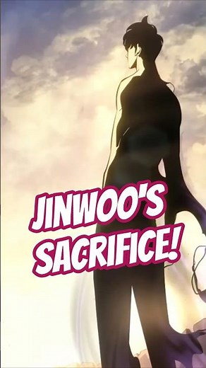 Solo Leveling 177: The Ultimate Sacrifice 😢🔥 #sololeveling #manhwa #sungjinwoo #shortsvideo