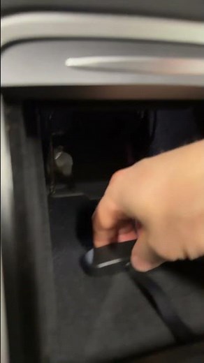 🔌 Hidden USB Ports in Tesla Model 3! 🤯✨ #TeslaTips