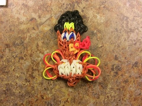 New Rainbow Loom Turkey Bracelet for the Thanksgiving Holiday!