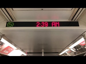(Late Night) The Lexington Avenue Line: R142 5 Train Ride from Wakefield-241st St to Flatbush Avenue