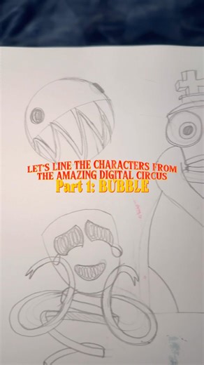 Drawing BUBBLE from The Amazing Digital Circus 🎪🫧 #bubble #tadc #theamazingdigitalcircus #drawing