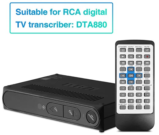 Watch DTA880 Remote Control for RCA Digital TV Converter Recorder  on Amazon Live