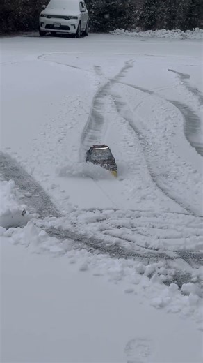 Remote control plow truck #rc #snow #plowing