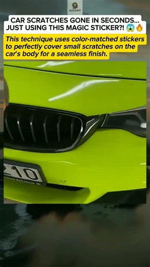 Smart Way to Hide Car Scratches with Stickers! 🚗✨