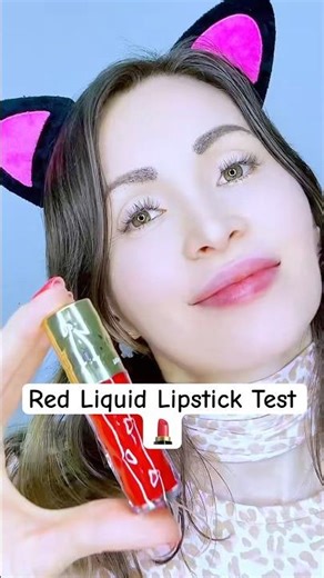 Scarlet Liquid Lipstick ❤️💄 | Bold Red Lip Test