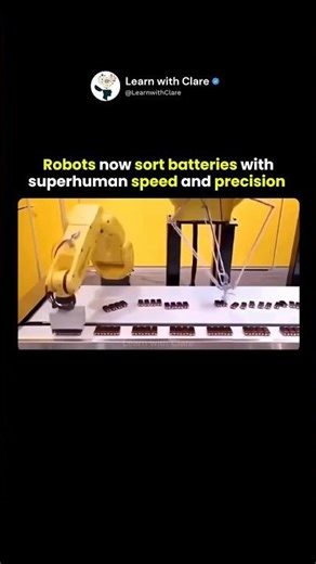 Robots That Sort Batteries Faster Than Humans 🤯⚡ | Next-Level Tech