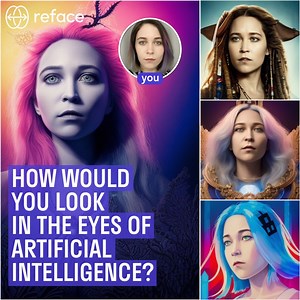7.7K views · 55 reactions | 蘿 The new feature in the Reface app is coming very soon. AI Avatar will allow you to generate hyperreal artwork-like avatars on your phone like that. Don't miss out — download the app https://reface.ai (if you still don't) and be the first to try AI magic!  #reface #aiavatar #avatarai #refaceapp #aipictures #ai #aifilter | Reface | Facebook