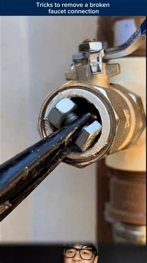 Tricks to remove a broken faucet connection