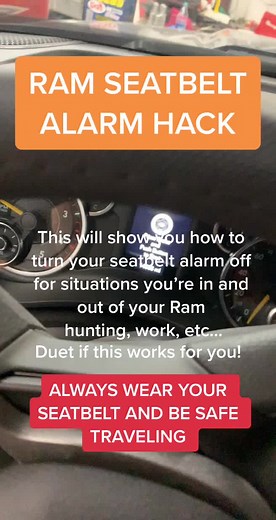 How to Disable Ram Seatbelt Alarm: Easy Life Hack!