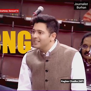 16M views · 868K reactions | Raghav Chadha told the BJP government what work has been done so far without increasing the inflation. The same question was asked to Finance Minister Nirmala Sitharaman that the rate of onion has been increased so got the answer from there, I do not eat onions, so there is nothing to worry about. | Journalist Burhan | Facebook