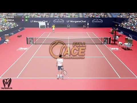Full Ace Tennis Simulator | PC Gameplay | 1080p HD | Max Settings