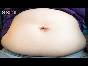 ASMR - HUNGRY Bloated Belly Growls for FOOD! Navel Piercing