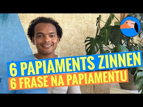 PAPIAMENTS LEREN - 6 PAPIAMENTS ZINNEN - 6 FRASE NA PAPIAMENTU