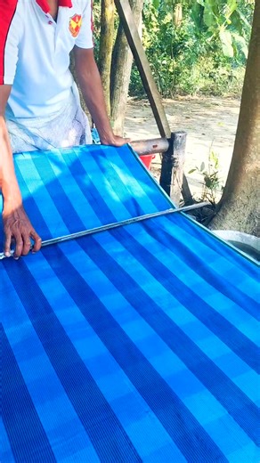 Old mercerizing process | সনাতন পদ্ধতিতে মাড় প্রকরণ #village #handloom #taat #tradition | BD Villagers