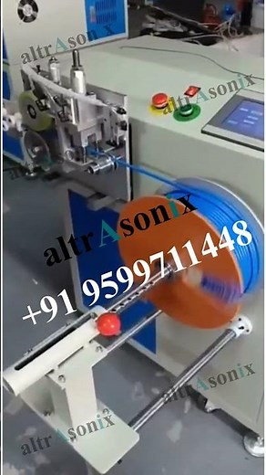 Automatic Wire Cutting, Winding and Tying Machine with Length Measurement | altrAsonix